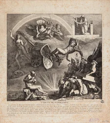 ナポレオンの陥落-1814年のイタリアの陥落の漫画