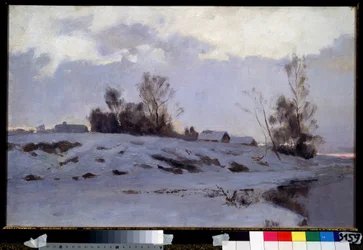 春先。 Ivan Ivanovich Yendogurov (1861-1898) による絵画、キャンバスに油彩、19 世紀のロシアの芸術。 国立トレチャコフ美術館、モスクワ。