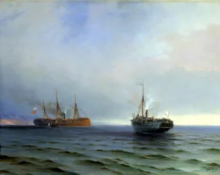 トルコ軍輸送船「メッシーナ」の捕獲（1877年12月13日  
