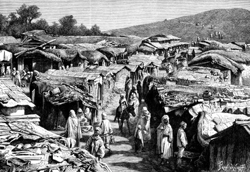 1895年、アルジェリアのコンスタンティヌスのベニラマセス地区。