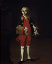 ヴィルヘルムゲオルクフォンフェルマー伯爵1749-1828の肖像c。 1750