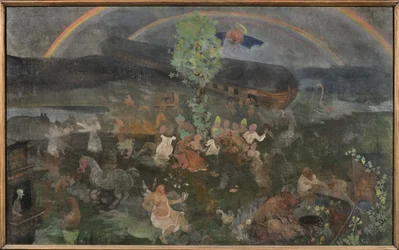 The Ark - The Ark, by Arosenius, Ivar (1878-1909).テンペラ、キャンバスサイズ：90x145.5cmストックホルム国立博物館
