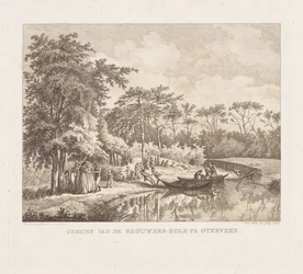 Overveen の Brouwerskolk 湖畔の会社 Overveen の Brouwers-Kolk のビュー (オブジェクトのタイトル)