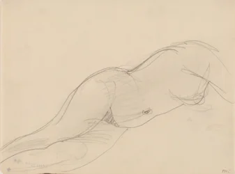 寝そべる女性モデル