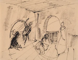 絵画「ヘクバ」の下書き