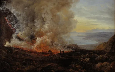ベスビオ火山の噴火