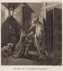 アブラカダブラ。 ああ、私の優雅な命を惜しまないでください、Mr. 戻る！ Lorentzens Holberg Gallery にちなんだ彫刻。