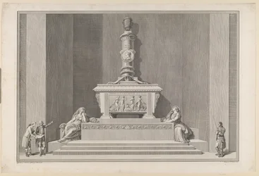 ロスキレ大聖堂にあるフレデリック 5 世の墓碑