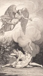 Ewaldの「アダムとイブ」の挿絵。 の