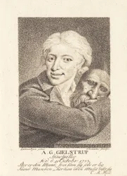 俳優のアダム・ゴットロブ・ギールストラップ (1753-1830)