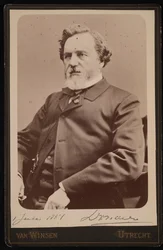 Franciscus Cornelius Donders 1818-1889 の肖像、1884 年 7 月 1 日。