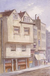 ロンドン、フェッターレーン、1870年