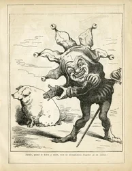 ル・トリブーレ』に掲載されたJ.ブラス（1847-1892）のイラスト