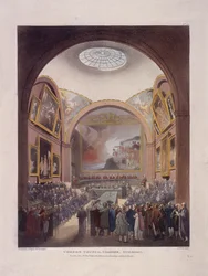 ギルドホール評議会室、ロンドン、1808