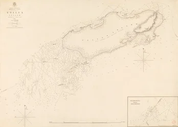 1835年、R.オーウェン司令官によって測量された西インド諸島モスキート海岸ユティラ島
