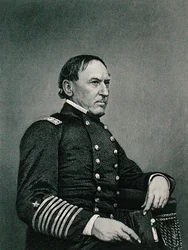 デイヴィッド・グラスゴー・ファラガット（1801-70）、ウィリアム・G・ジャックマン（fl.c.1840-60）による写真の後に彫られたもの（エングレーヴィング