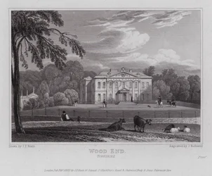 ヨークシャーのウッドエンド（彫刻