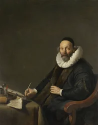 ヨハネス・ヴェンボガート Johannes Wttenbogaert (1557-1644)。 ハーグの抗議大臣