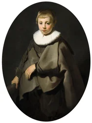 灰色の少年の肖像1634