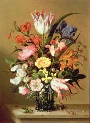 花瓶の花、1635年