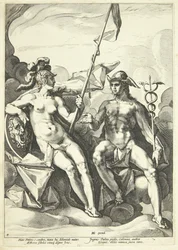 アテナとマーキュリーの同盟（ヘルマテナ）