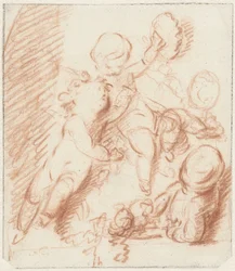 3 つのパテを備えたドアまたは煙突の部品のデザイン