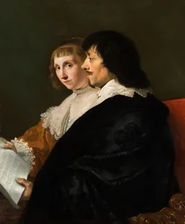 コンスタンテイン・ホイヘンス（1596-1687）とスザンナ・ファン・バールレ（1599-1637）の二重肖像