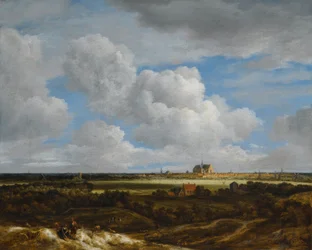 ドイツ語：Blick auf Haarlem ハーレムの眺め（Haerlempje）