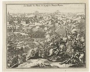 パヴィアの戦い フランス王フランソワ1世の捕虜 ラ・バタイユ・ド・パヴィ。 Et la Prize de François Priemier (オブジェクトのタイトル)
