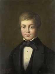 ヤコブ・ファン・エーゲン (1818-34)。 十二歳の時