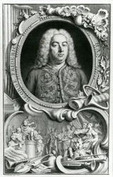 ジョージフレデリックヘンデルの肖像、1768年