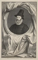 モートン伯のジェームズの肖像画、「イギリスの著名人の頭」のイラスト、パブ。ナップトン、ロンドン1742