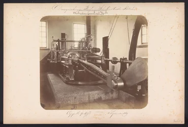オージェ付き蒸気ポンプ場の下 / Capelle aan den IJssel 1869 年 9 月 4 日 (オブジェクトのタイトル) ロッテルダムの東にあるシーラントのプラッセンの排水 (オブジェクトのシリーズ タイトル)