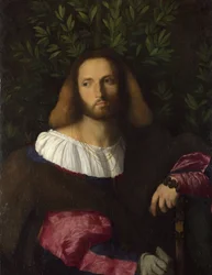 詩人ルドヴィコ・アリオストの肖像、c。 1516