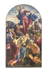 聖母被昇天 1550-55年頃 油彩・カンヴァス