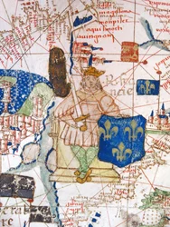 ルネサンス期のヨーロッパ地図、ヤコポ・ルッソ、1528年に基づく