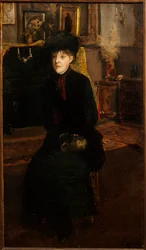 フランス語：画家メアリー・カサット（1845-1926）の肖像