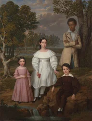 ベリゼールとフレイの子供たち 1837年頃 油彩・カンヴァス