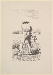 小麦の刈り取り人、1853年。