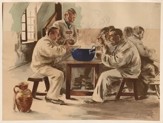 La SoupeàlaChambrée、1899。
