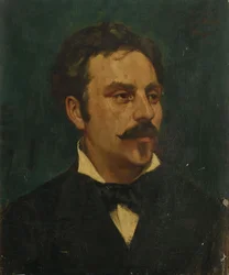 作曲家ガブリエル・フォーレの肖像 1845-1924, 1878.