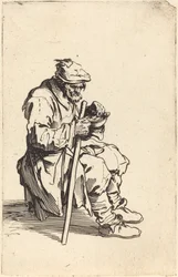 物乞いを食べる、c。 1622年。