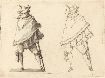 彼のマントに包まれた男、c。 1617年。