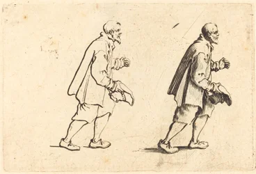 手に帽子を持つ農民、c。 1622年。