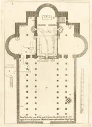 聖骸布教会の平面図（1619年）。