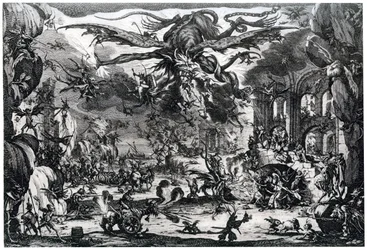 聖アントワーヌの誘惑、c1615-1635 1924
