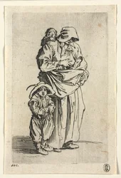 乞食：母親と彼女の3人の子供、c。 1623年。