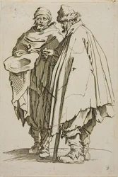 The Blind Man and his Companion、The Beggars のプレート 9