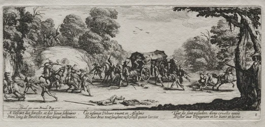 戦争の不幸：ハイウェイ強盗、1633年。