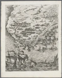 ラロシェルの包囲：プレート10、1628〜1630。